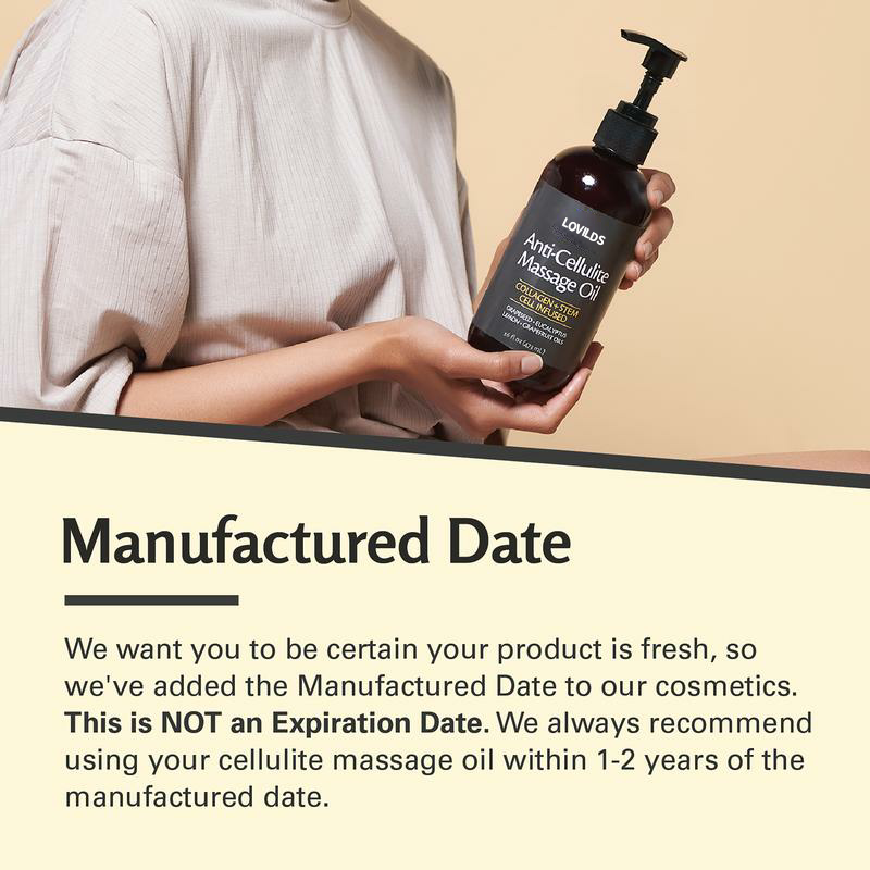 LOVILDS Cellulite Massage Oil 8oz