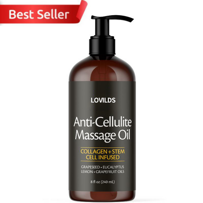 LOVILDS Cellulite Massage Oil 8oz