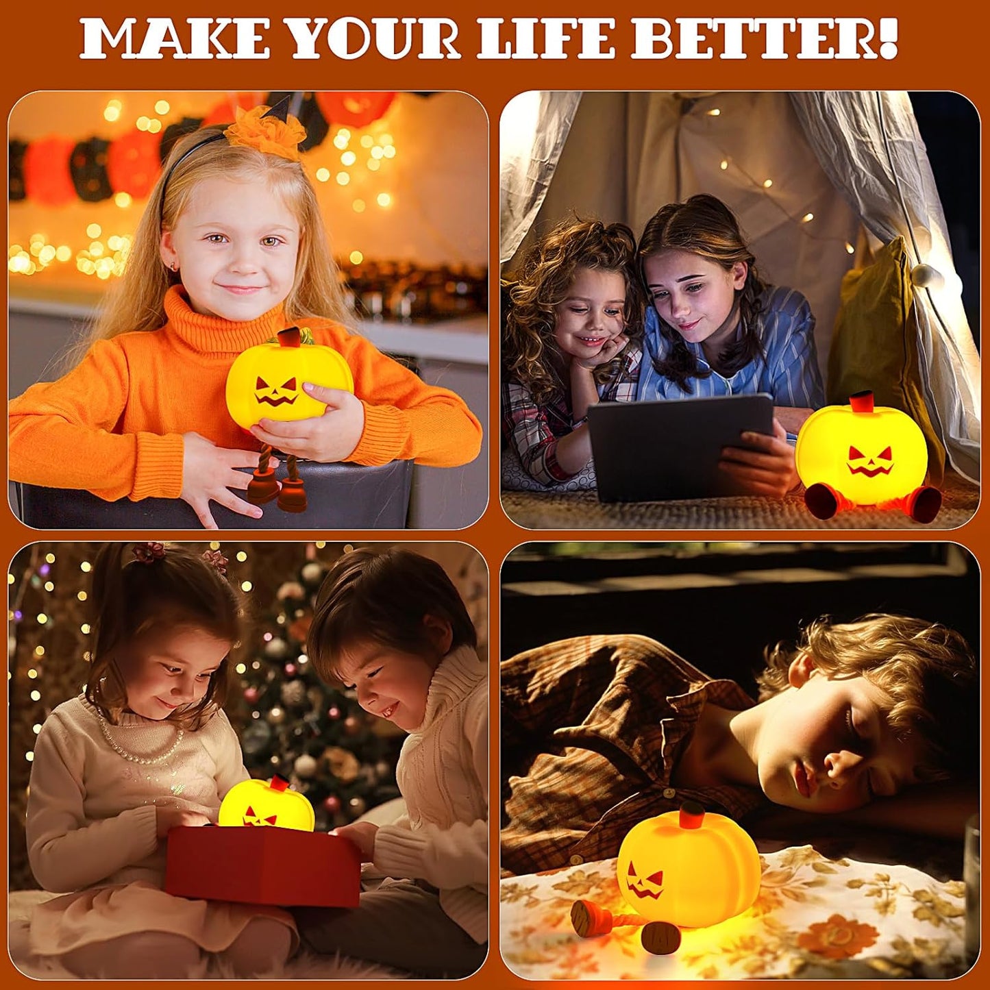 🎃 HZA Pumpkin LED Night Light