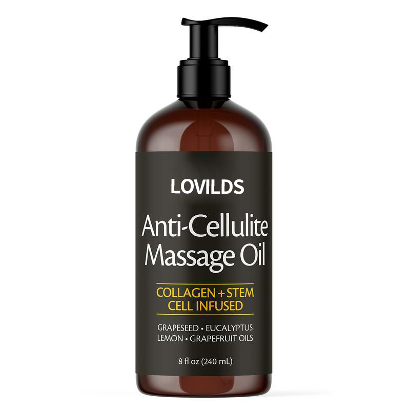 LOVILDS Cellulite Massage Oil 8oz