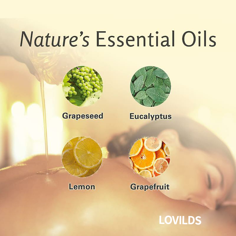 LOVILDS Cellulite Massage Oil 8oz